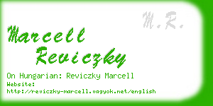 marcell reviczky business card